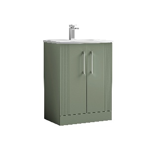 600mm Floor Standing 2 Door Vanity & Basin 4