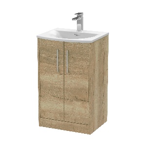 500mm Floor Standing 2 Door Vanity & Basin 4