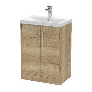 600mm Floor Standing 2 Door Vanity & Basin 3