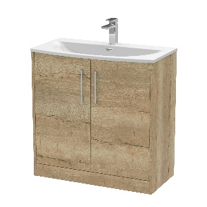 800mm Floor Standing 2 Door Vanity & Basin 4