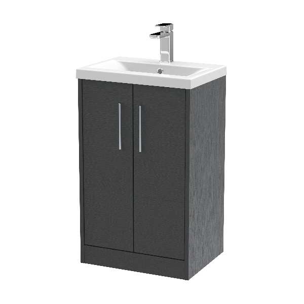 500mm Floor Standing 2 Door Vanity & Basin 1