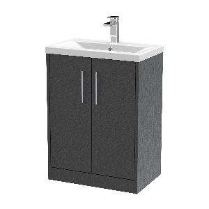 600mm Floor Standing 2 Door Vanity & Basin 1