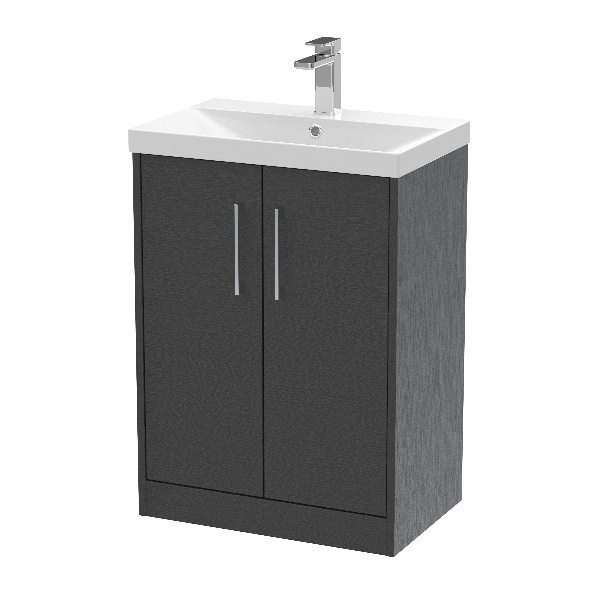 600mm Floor Standing 2 Door Vanity & Basin 3