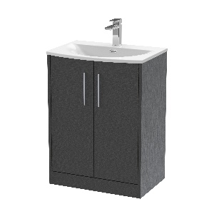 600mm Floor Standing 2 Door Vanity & Basin 4