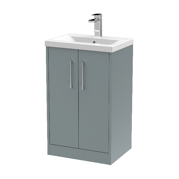 500mm Floor Standing 2 Door Vanity & Basin 1