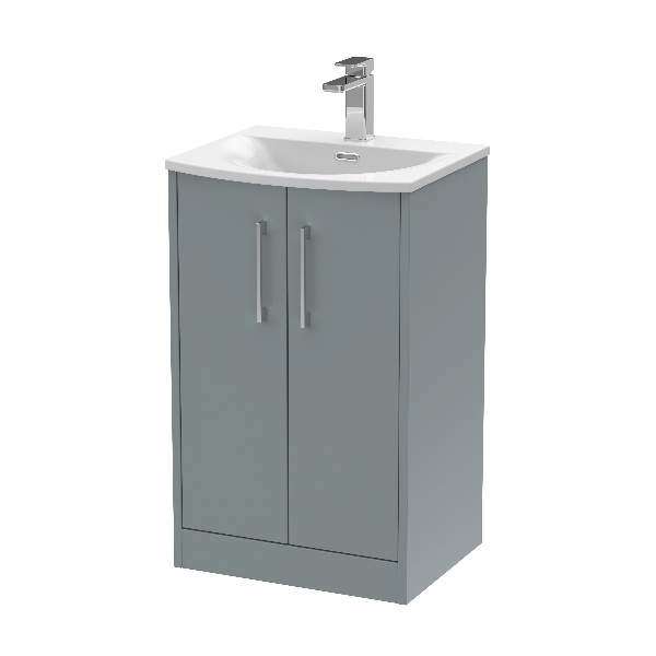 500mm Floor Standing 2 Door Vanity & Basin 4