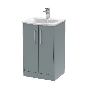 500mm Floor Standing 2 Door Vanity & Basin 4