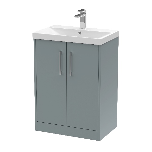 600mm Floor Standing 2 Door Vanity & Basin 3