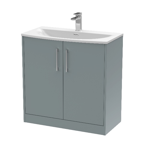 800mm Floor Standing 2 Door Vanity & Basin 4