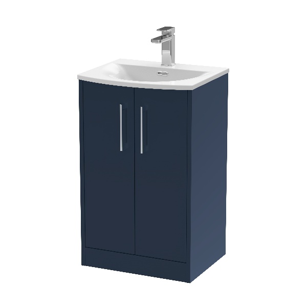 500mm Floor Standing 2-Door Vanity & Basin 4