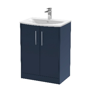 600mm Floor Standing 2-Door Vanity & Basin 4