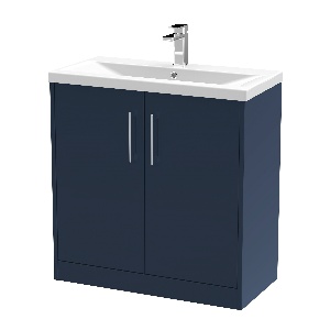 800mm Floor Standing 2-Door Vanity & Basin 1