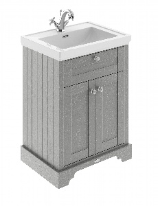 600mm 2-Door Vanity & Classic Basin 1TH