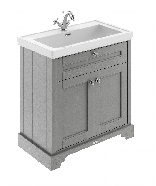 800mm 2-Door Vanity & Classic Basin 1TH