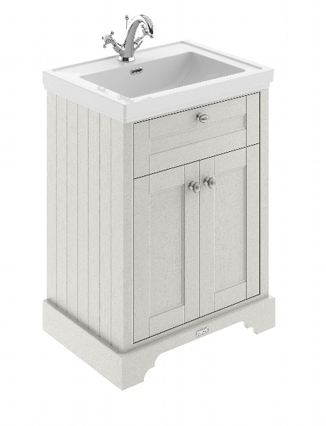 600mm 2-Door Vanity & Classic Basin 1TH