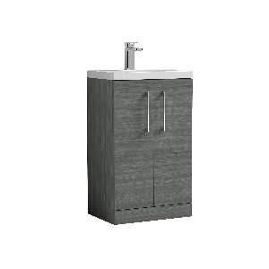 500mm Floor Standing 2 Door Vanity & Ceramic Basin