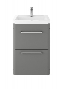 Floor Standing 600mm Cabinet & Ceramic Basin