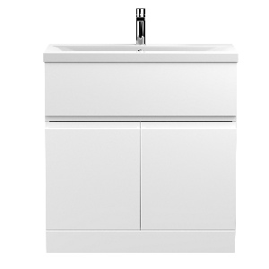 800mm Floor Standing 2-Door Vanity Unit & Basin 1