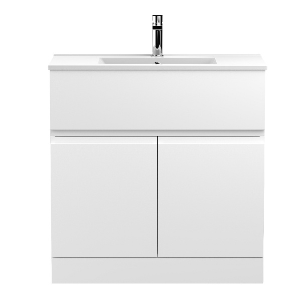 800mm Floor Standing 2-Door Vanity Unit & Basin 2