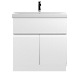 800mm Floor Standing 2-Door Vanity Unit & Basin 3