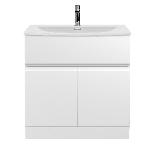 800mm Floor Standing 2 Door Vanity Unit & Basin 4