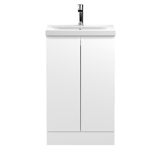 500mm Floor Standing 2-Door Vanity Unit & Basin 1