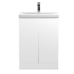 600mm Floor Standing 2-Door Vanity Unit & Basin 1