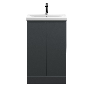 500mm Floor Standing 2 Door Vanity & Basin 1