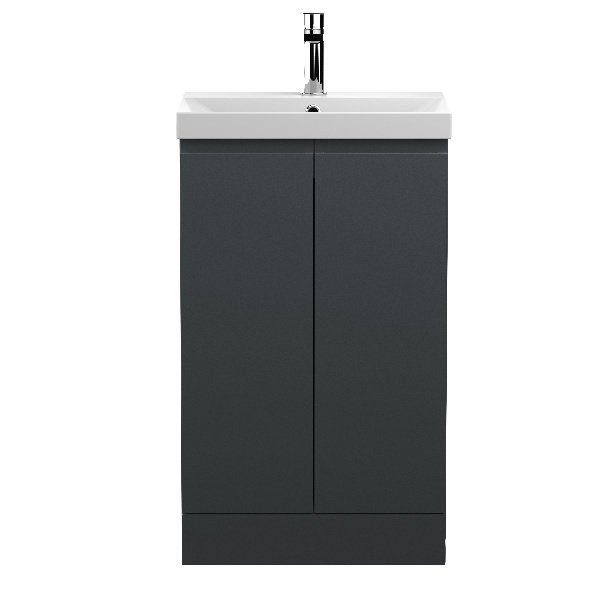 500mm Floor Standing 2 Door Vanity & Basin 3