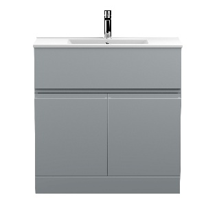 800mm Floor Standing 2-Door Vanity Unit & Basin 2