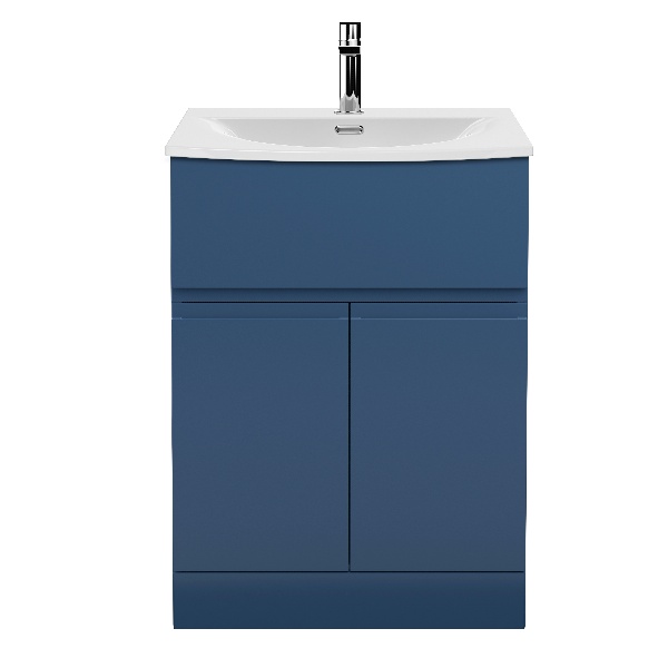 600mm Floor Standing 2 Door/Drawer Vanity Unit & Basin 4