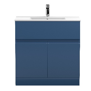 800mm Floor Standing 2-Door Vanity Unit & Basin 2