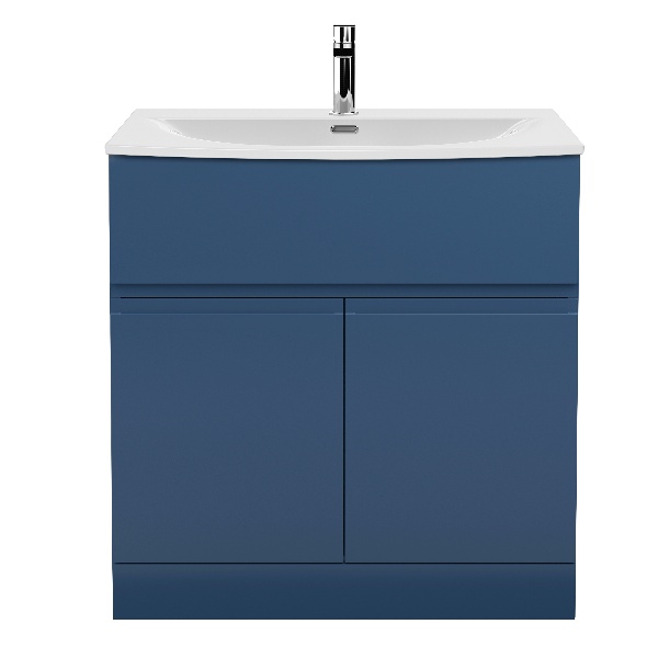 800mm Floor Standing 2 Door Vanity Unit & Basin 4