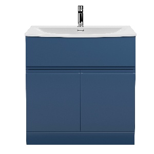 800mm Floor Standing 2 Door Vanity Unit & Basin 4