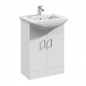 550mm Floor Standing Cabinet & Square Basin