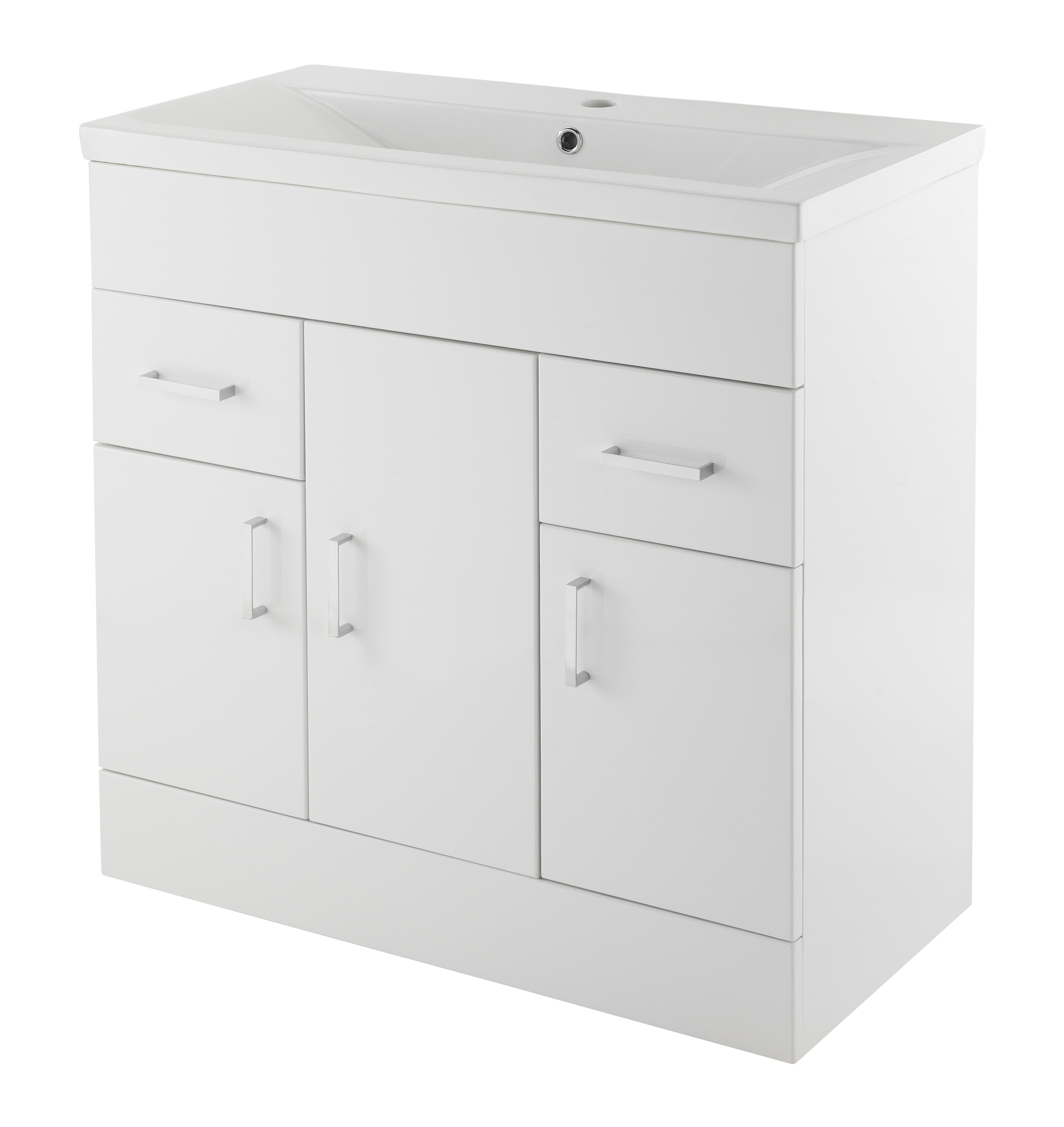 800mm Floor Standing Cabinet & Minimalist Basin