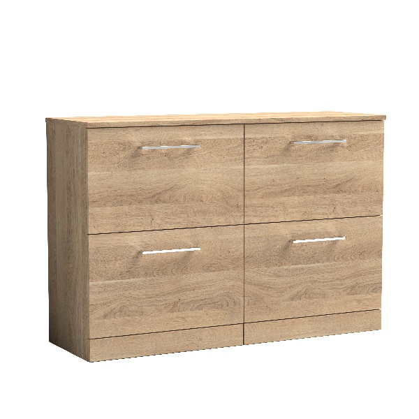 1200mm Floor Standing 4-Drawer Vanity & Worktop