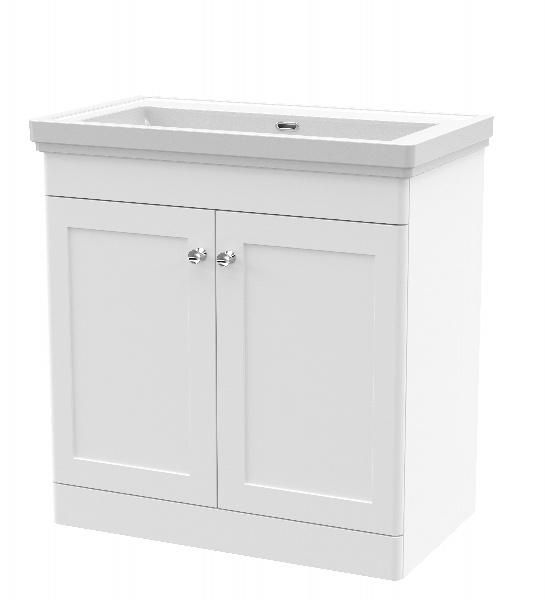 800mm Floor Standing 2 Door Vanity & Basin 0TH