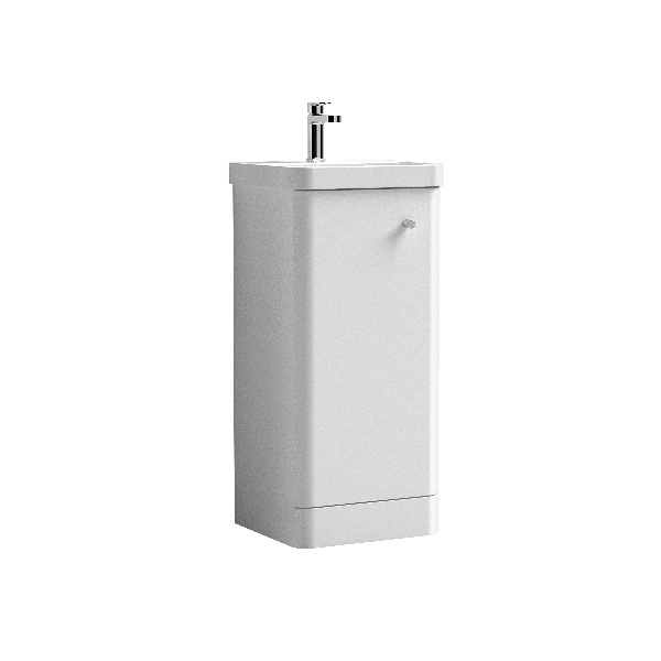 400mm Floor Standing 1-Door Vanity & Basin