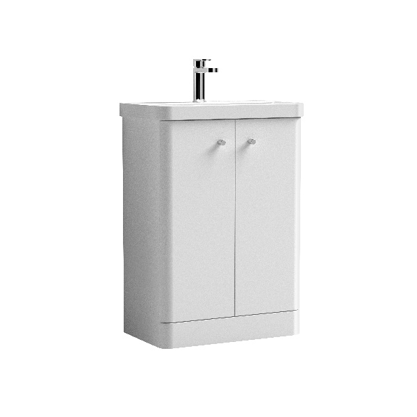 600mm Floor Standing 2-Door Vanity & Basin