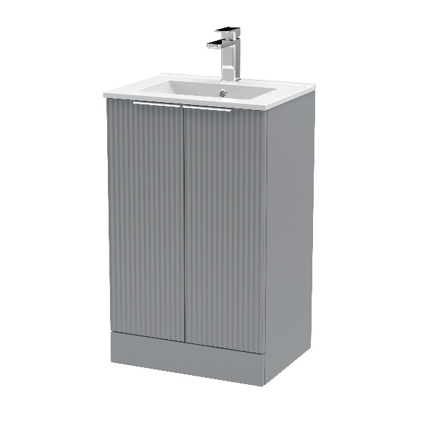 500mm Floor Standing 2 Door Vanity & Basin 2