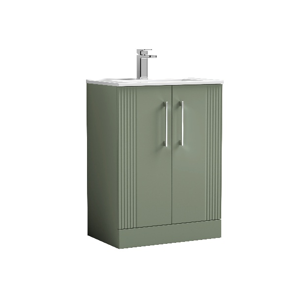 600mm Floor Standing 2 Door Vanity & Basin 2