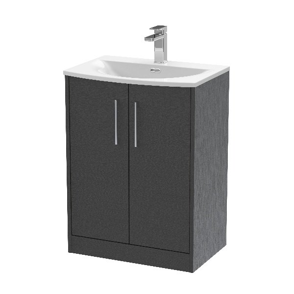 600mm Floor Standing 2 Door Vanity & Basin 4