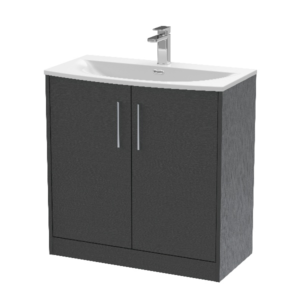 800mm Floor Standing 2 Door Vanity & Basin 4