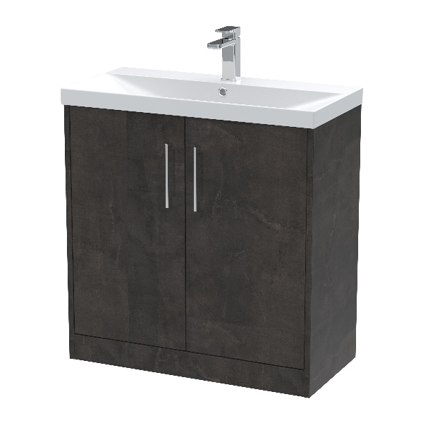 800mm Floor Standing 2 Door Vanity & Basin 3