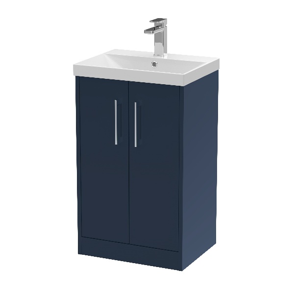 500mm Floor Standing 2-Door Vanity & Basin 3