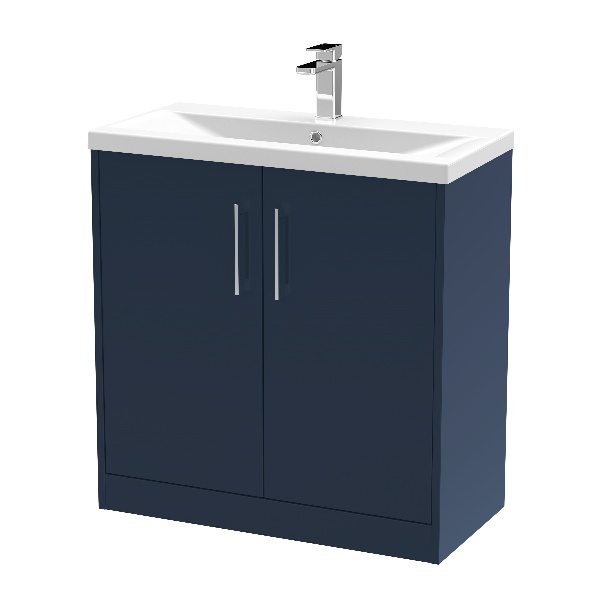 800mm Floor Standing 2-Door Vanity & Basin 1