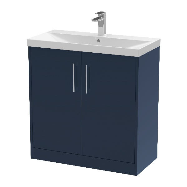 800mm Floor Standing 2-Door Vanity & Basin 3