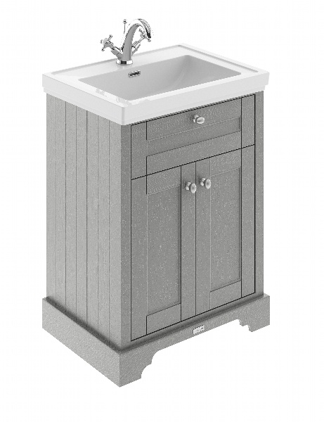 600mm 2-Door Vanity & Classic Basin 1TH