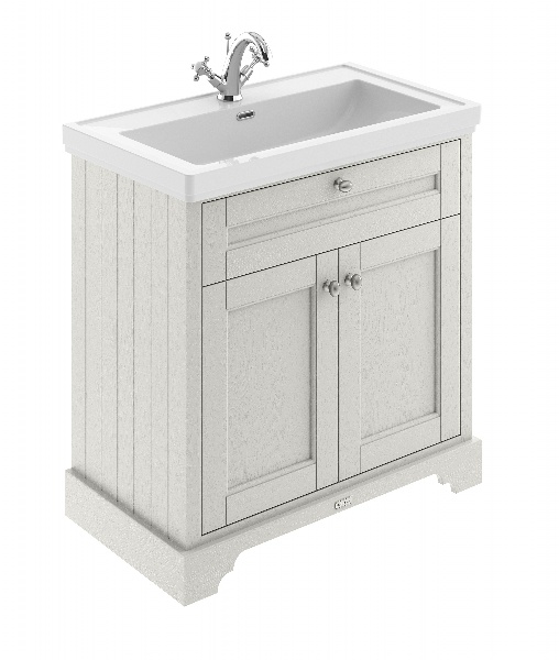 800mm 2-Door Vanity & Classic Basin 1TH